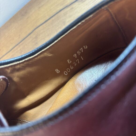VTG Allen Edmonds Kennett 9574 Merlot Burnished Split Algonquin Toe Derby 8 E main image 7